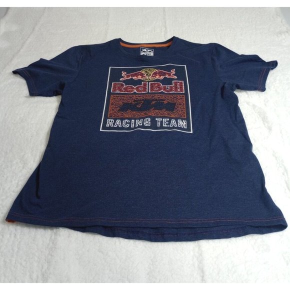 Red Bull Factory Racing KTM Shirt Mens Size 2XL Motocross Blue Motorcycle - Picture 2 of 9